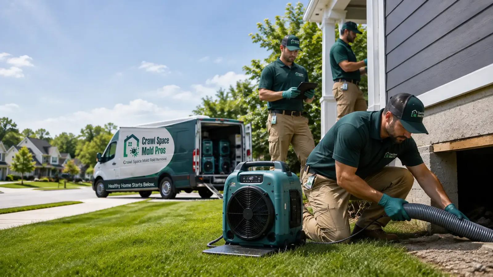 Crawl Space Mold Removal in Washington, CT